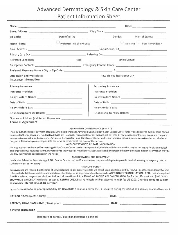 Patient Info